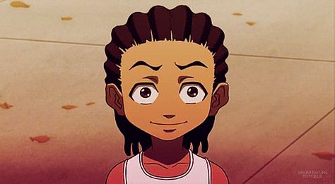 Riley Boondocks Gif, Boondocks Art, Boondocks Riley, Boondocks Characters, Boondocks Cartoon, The Boondocks Cartoon, Black Cartoons, Boondocks Drawings, Cartoon Gif