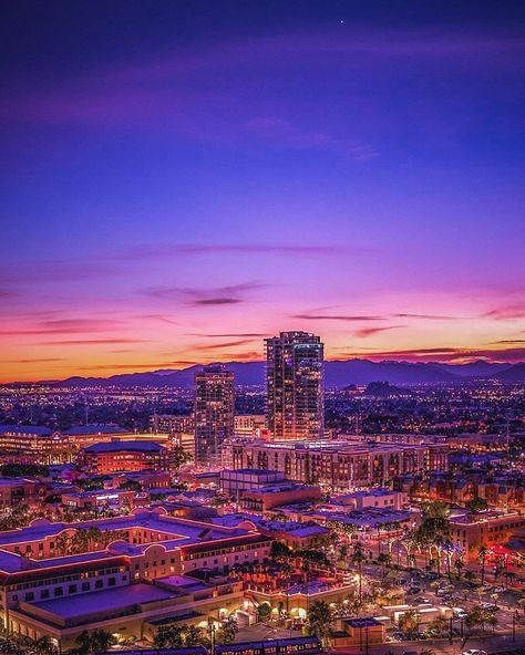 Phoenix Arizona Sunset, Downtown Phoenix Arizona, Arizona Sunset, Tempe Arizona, Vintage Arizona, Downtown Phoenix, University Of Arizona, Sunset Pictures, Phoenix Arizona