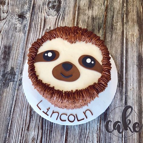 Sloth Cupcakes, Sloth Cake, West Monroe Louisiana, Sloth Cakes, Sloth Party, Monroe Louisiana, Birthday Boards, Sloth Birthday, Monkey Cake