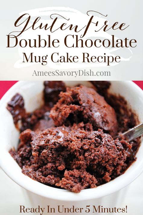 Hot Cocoa Mug Cake, Simple Mug Cake, Cocoa Mug Cake, Simple Mug Cake Recipe, Easy Hot Cocoa, Gluten Free Chocolate Desserts, Gluten Free Mug Cake, Gluten Free Cake Mixes, Df Recipes