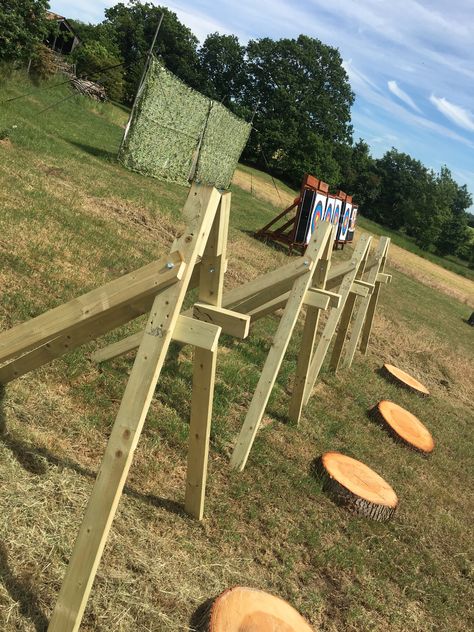 Arrowdox host mobile axe throwing events, these folding targets are perfect for our tomahawk throwing events. Ax Throwing Party, Hatchet Throwing, Ax Throwing Backyard, Ax Throwing Target Diy, Diy Ax Throwing Game, Archery Target Diy, Hatchet Throwing Target Diy, How To Build An Ax Throwing Target, Throwing Hatchet