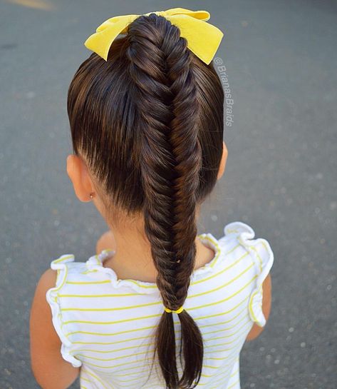 Children’s Hairstyles, Hairstyles Fishtail Braid, Braid Hairstyles Ideas, Girls Braided Hairstyles Kids, Hairstyle For Kids, Rope Braided Hairstyle, Fishtail Hairstyles, Cute Toddler Hairstyles, Fishtail Braid Hairstyles