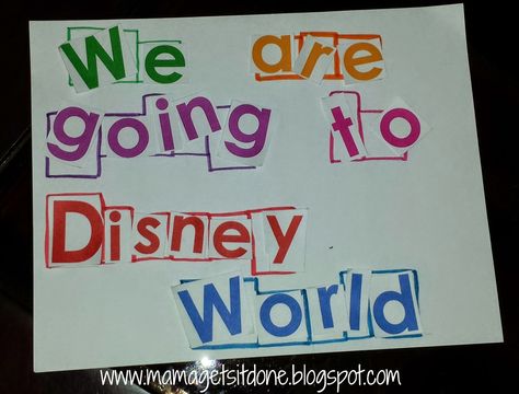 Disney World Scavenger Hunt, Disney World Surprise, Addison Christmas, We Are Going To Disney, Disney Trip Reveal, Disneyland Florida, Vacation Board, Disney Trip Surprise, Going To Disney World