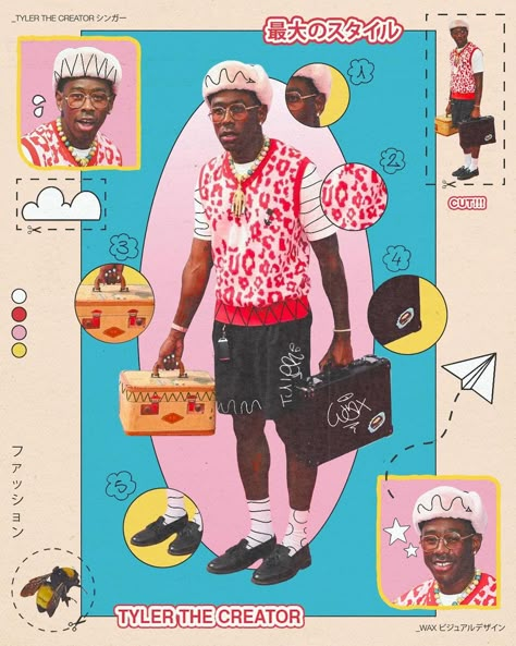 Poster Grafico, Alfabet Font, Stores In Japan, Graphic Poster Art, Japon Illustration, Photoshoot Concept, Apparel Brand, Fashion Graphic, Tyler The Creator