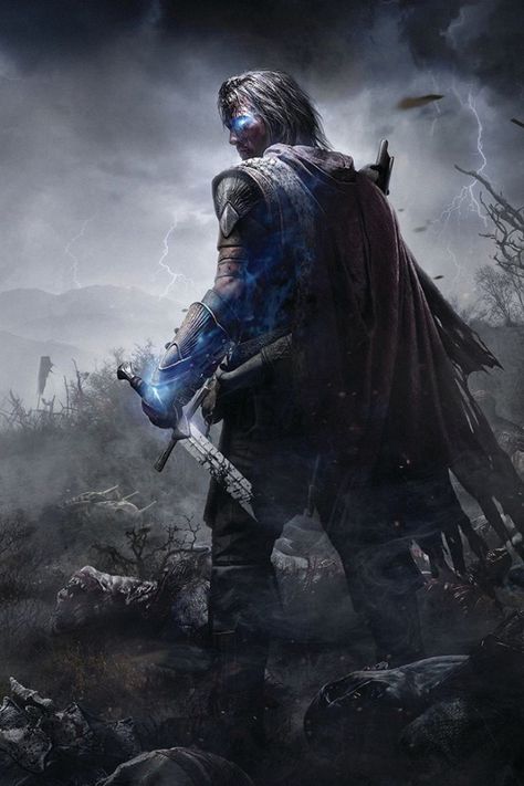 Talion is now immortal Middle Earth Shadow Of Mordor, Middle Earth Shadow, Video Game Magazines, Shadow Of Mordor, Middle Earth Art, Lotr Art, Star Citizen, Video Game Art, Middle Earth