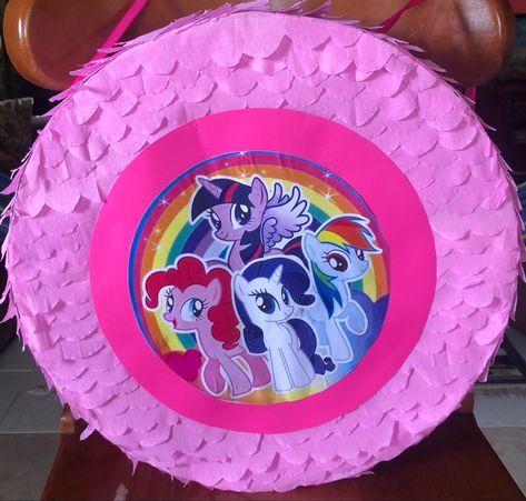 Round Pinata, My Little Pony, Birthday Parties, Party Ideas, Birthday Cake, Birthday Party, Cake, Birthday