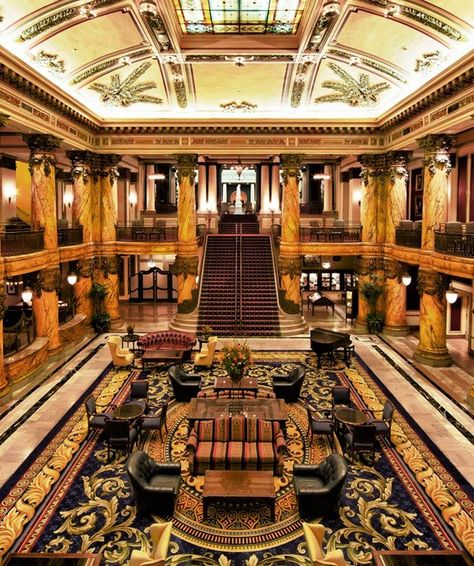 Hotel Washington Dc, Mansion Living, Castle Aesthetic, Dream Mansion, Hotel Luxury, Grand Staircase, Richmond Va, Luxury Hotels, Grand Hotel