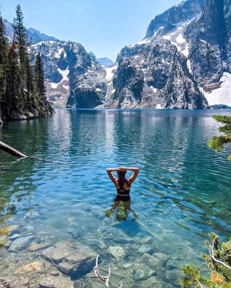 I grew up in Idaho | Sawtooth Wilderness In Idaho, USA | Facebook Selkirk Mountains Idaho, Idaho Aesthetic, Sawtooth Mountains Idaho, Idaho Living, Idaho Mountains, Idaho Map, Explore Idaho, Coeur D'alene Idaho, Sawtooth Mountains