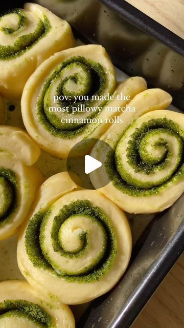 Mindt Matcha on Instagram: "I think I made the most pillowy matcha 
cinnamon rolls I’ve ever had 🤭

Instructions 
1. Warm milk to around 40℃. (Place milk in a microwave safe bowl and microwaving it for 20-30 secs). Transfer warm milk to the bowl of an electric mixer and sprinkle yeast. Add in sugar, egg white, egg yolk and melted butter. Mix until well combined. Next stir in flour and salt with a wooden spoon until a dough begins to form.
2.Place dough hook on stand mixer and knead dough on medium speed for 8 mins.(or you can use your hands to knead the dough for 8-10 mins on a well-floured surface). 3.Transfer dough ball to a well-oiled bowl, cover with plastic wrap. Allow dough to rise for 45 mins - 1 hour at 40℃, or until doubled in size.
4. After dough has doubled in size, transfer do White Egg, Electric Mixer, Egg White, Dough Balls, Warm Milk, Wooden Spoon, Stand Mixer, Plastic Wrap, Egg Yolk