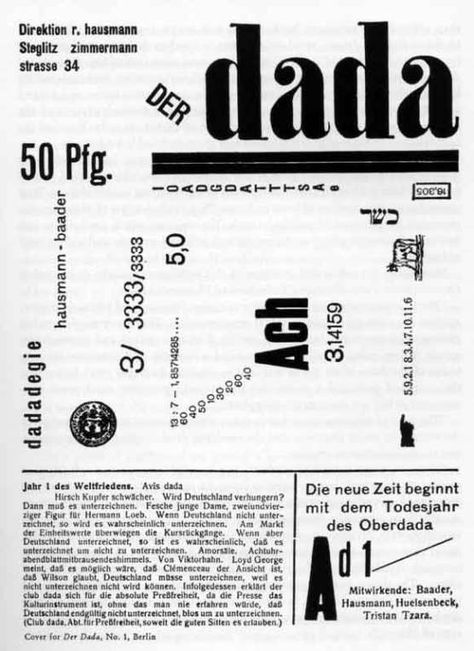 Dada Manifesto, Dada Art Movement, Raoul Hausmann, Dada Artists, Hans Richter, Dada Collage, Dada Movement, Tristan Tzara, Theo Van Doesburg