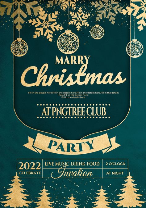 Christmas party retro style dark green invitation#pikbest#templates Dark Green Invitation, Green Invitation Template, Christmas Party Invitations Free, Xmas Invitations, Golden Rectangle, Retro Invitation, Green Invitation, Christmas Flyer Template, Pattern Invitation