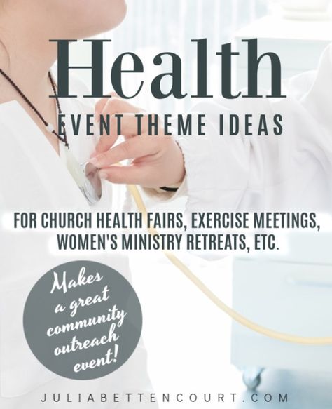 Julia Bettencourt Blog - Health Fair Ideas Parish Nurse Ministry, Health And Wellness Booth Ideas, Health Fair Themes, Health Fair Table Ideas, Health Fair Booth Ideas, Health Fair Ideas, Parish Nurse, Julia Bettencourt, Article Ideas