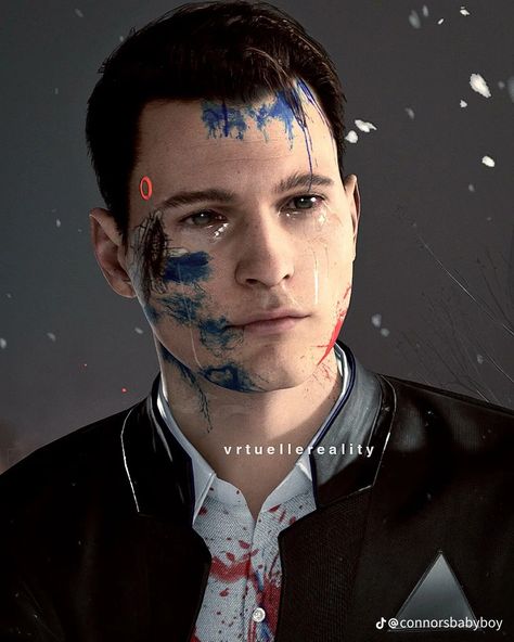 Connor Detroit Become Human Wallpaper, Connor Dbh, Human Painting, Connor Rk800, Detroit: Become Human, Quantic Dream, Bryan Dechart, Bloxburg Decals Codes Wallpaper, Detroit Become Human Connor