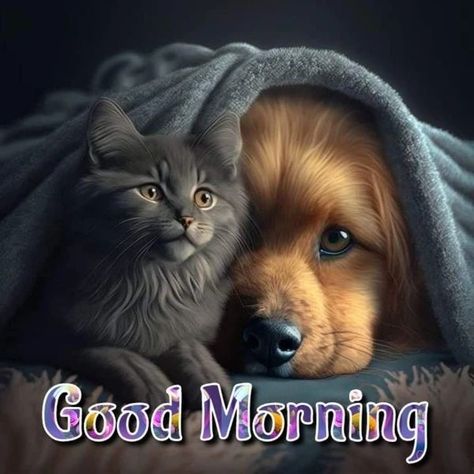 Good Morning Good Morning Puppies, Good Morning Puppy, Good Morning Dog, Good Morning Animals, Good Morning Cat, Good Morning Cartoon, Scorpio Girl, Morning Cat, Beautiful Morning Quotes