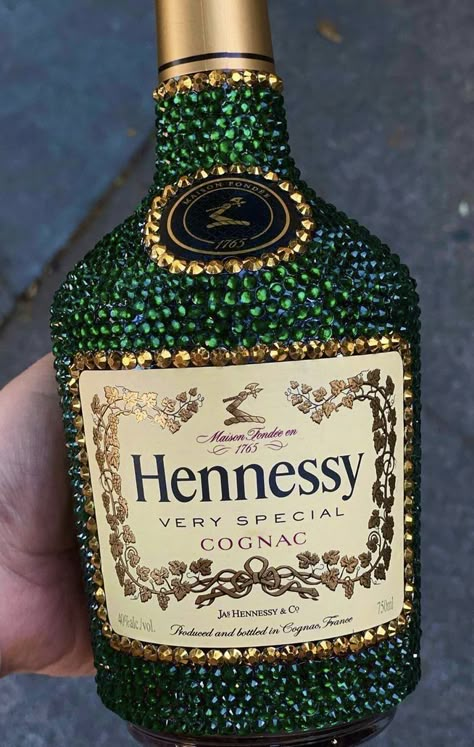 Blinged Liquor Bottles, Hennessy Decorated Bottle, Glittered Alcohol Bottle, Bling Hennessy Bottle, Bedazzled Crown Royal Bottle, Badazzel Liquor Bottles, Bling Alcohol Bottle, Rhinestone Bottle Alcohol, Rhinestone Alcohol Bottle