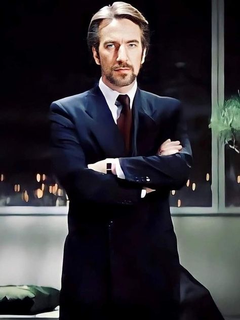 Favorite Villains, Alan Rickman Always, Hans Gruber, Snape Fan Art, Alan Rickman Movies, Alan Rickman Severus Snape, Harry Potter Severus Snape, Severus Rogue, Snape Harry Potter