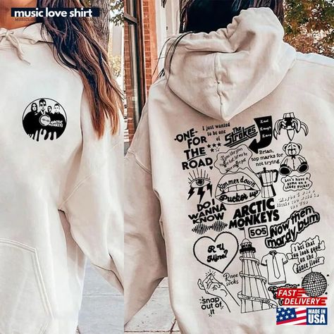 Arctic Monkeys Tour 2024 Sweatshirt Vintage T-Shirt Am North American Shirt Hoodie Check more at https://musicloveshirt.com/product/arctic-monkeys-tour-2024-sweatshirt-vintage-t-shirt-am-north-american-shirt-hoodie/ Arctic Monkeys Tour, Diy Merch, Oversized T Shirt Dress, Pink Friday, Sweatshirt Vintage, American Shirts, Love Shirt, Arctic Monkeys, Trendy Tshirts