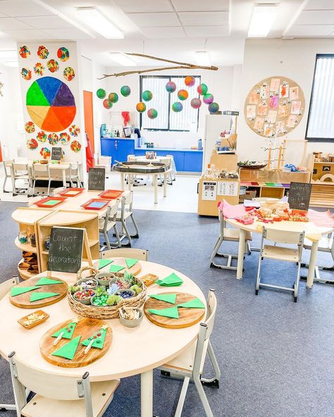 Jen~Where Learning Meets Play on Instagram: “Christmas in my classroom 🎄🥰 Take a peek at one day a few weeks ago. I am missing this space and can not believe I won’t be back in it next…” Calm Classroom, Prek Teacher, International Baccalaureate, Early Years Educator, Playbased Learning, Montessori Classroom, Reggio Inspired, Preschool Christmas, Instagram Christmas