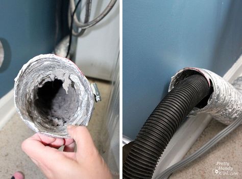 how to clean dryer vent and prevent house fire. If you don't pin after that caption, you're crazy. Dryer Hose, Casa Clean, Spring Cleaning Tips, Cleaning Tips Tricks, Deep Cleaning Tips, Cleaning And Organization, Cleaning Stuff, Cleaning House, Cleaning Tricks