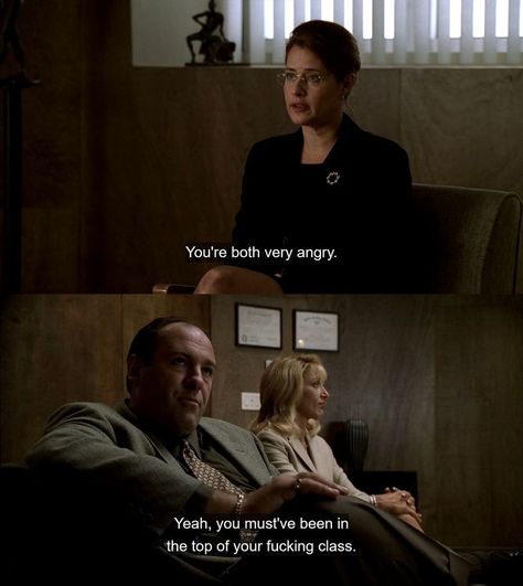 The Sopranos Sopranos Funny, The Sopranos Quotes, Carmela Soprano, Best Sopranos Quotes, The Sopranos, Sopranos Quotes, The Sopranos Season 1, The Sopranos Screencaps, The Soprano Memes