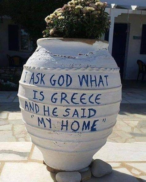 Greece Quotes, I Asked God, Media Production, Greek House, Greek Culture, Summer Wines, Greek Style, Sendai, Italian Summer