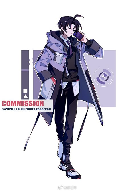 Anime Techwear, Boy Illustration, Drawing Anime Clothes, Figure Drawing Reference, Character Design Male, Character Design References, Drawing Poses, Drawing Reference Poses, An Anime