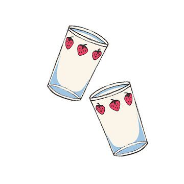 "Nana anime strawberry glasses" Sticker for Sale by little-axii | Redbubble Nana Anime Strawberry Glasses, Senior Glasses Ideas, Strawberry Cups Nana, Nana Strawberry Glasses, Nana Glasses, Nana Strawberry, Senior Stickers, Strawberry Glasses, Nana Nails