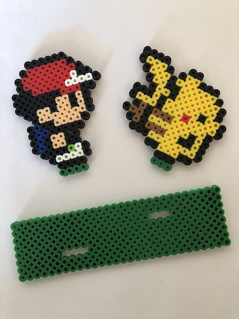 Hama Beads Pokemon, Perler Bead Mario, Perler Beads Ideas, 3d Pokemon, Pokemon Bead, Easy Perler Bead Patterns, Arte Nerd, Pokemon Perler Beads, Pixel Beads