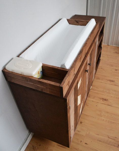 Diy Changing Table, Changing Table Topper, Diaper Changing Table, Baby Nursery Diy, Baby Changing Station, Wood Furniture Plans, Changing Table Dresser, Baby Changing Table, Baby Changing Tables