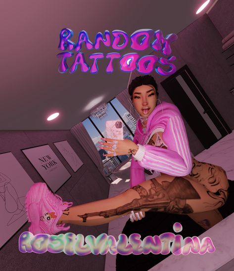 Random Tattoos P.2 | RoselValentina Sims 4 Mac, Random Tattoos, Sims 4 Couple Poses, Sims 4 Tattoos, Sims 4 Piercings, Sims Baby, Sims 4 Cas Mods, Sims 4 Family, 4 Poses