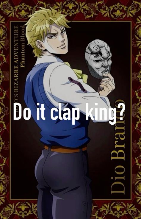 I dont like him but, I need to know do it clap? Do it fart? I NEED to know. Jjba Pfp Manga, Giorno X Mista Jjba, Jojo Part 1, Jjba Fashion, Jjba Ships, Funny Jojo, Jojo Twitter, Jjba Pfp, Joseph Joestar Icon