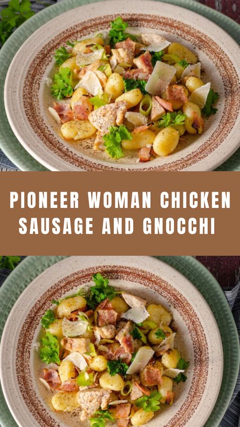 Pioneer Woman Chicken Sausage And Gnocchi Chicken Sausage Gnocchi Pioneer Woman, Pioneer Woman Chicken Sausage And Gnocchi, Pioneer Woman Gnocchi Recipes, Rotisserie Chicken And Gnocchi, Chicken Sausage And Gnocchi, Chicken Sausage Gnocchi, Gnocchi Parmesan, Gnocchi Chicken, Pioneer Kitchen