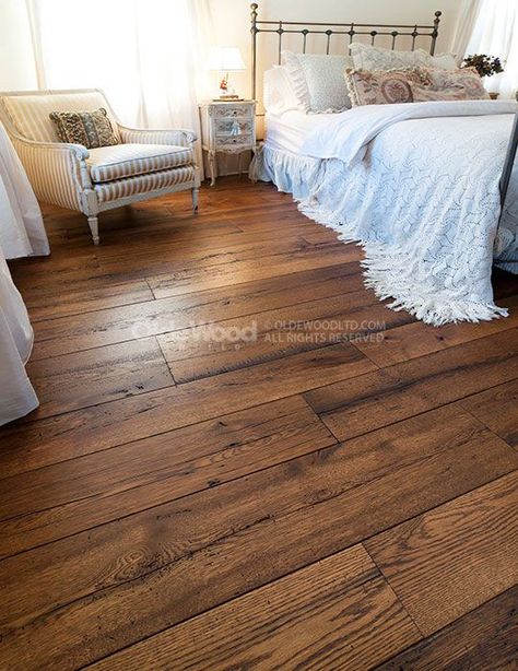 Our design friends at Olde Wood Limited have amazing inspiration for your wood flooring interior design! Farmhouse Hardwood Floor, Farmhouse Floors, Hardwood Plank Flooring, Reclaimed Hardwood Flooring, Barnwood Floors, Wide Plank Hardwood Floors, Reclaimed Wood Floors, Reclaimed Flooring, Farmhouse Flooring