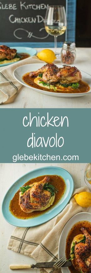 This chicken diavolo is garlicky, lemony and big on herbs. If that sounds good maybe this is the chicken diavolo for you. Chicken Diavolo Recipe, Chicken Diavolo, Turkey Dinners, Awesome Chicken, Meal Options, Tasty Dinner, Chicken Entrees, Turkey Dinner, International Food