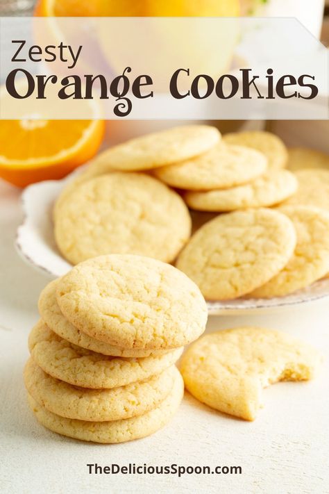 Orange zest and freshly squeezed orange juice infuse each bite of these Orange cookies with a bright citrus flavor. Orange Slice Cookies, Butter Pecan Fudge Recipe, Butter Pecan Fudge, Lemon Sugar Cookies Recipe, Slice Cookies, Pecan Fudge, Italian Butter Cookies, Lemon Cookie, Lemon Crinkle Cookies