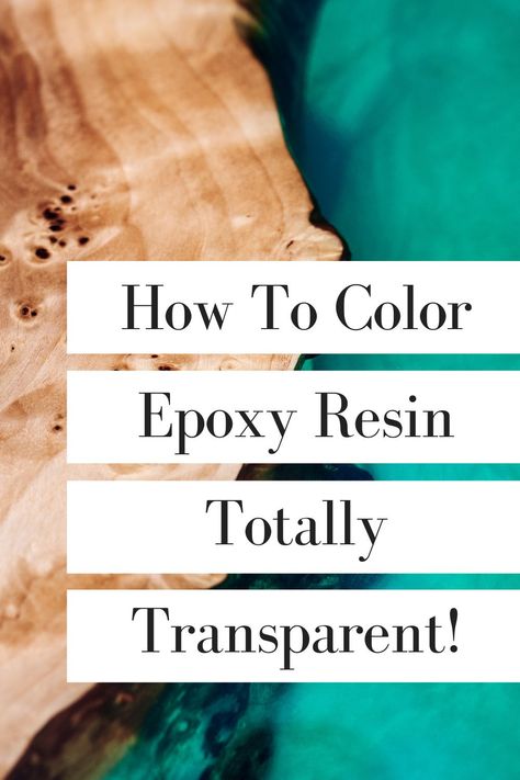 In this article, we go over how you are able to color epoxy resin transparent with ease. Although most people focus on coloured resin dye, it can be hard to find a transparent dye that sets well. Coloring Resin With Acrylic Paint, How To Color Epoxy Resin, How To Color Resin, Resin Coloring Techniques, Resin Hacks, Diy Resin Painting, Coloring Resin, Epoxy Colors, Colored Epoxy Resin