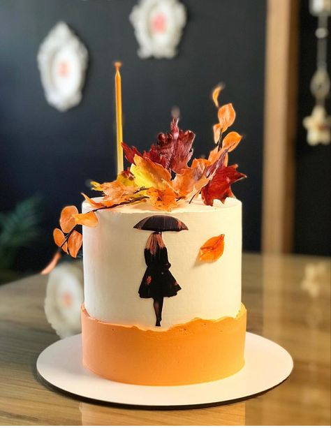 Autumn Cake Ideas Birthday, Fall Cakes Decorating, New Cake Design, Autumn Cake, Mini Cakes Birthday, Fall Cakes, Cakes For Women, Fall Cookies, Cake Online