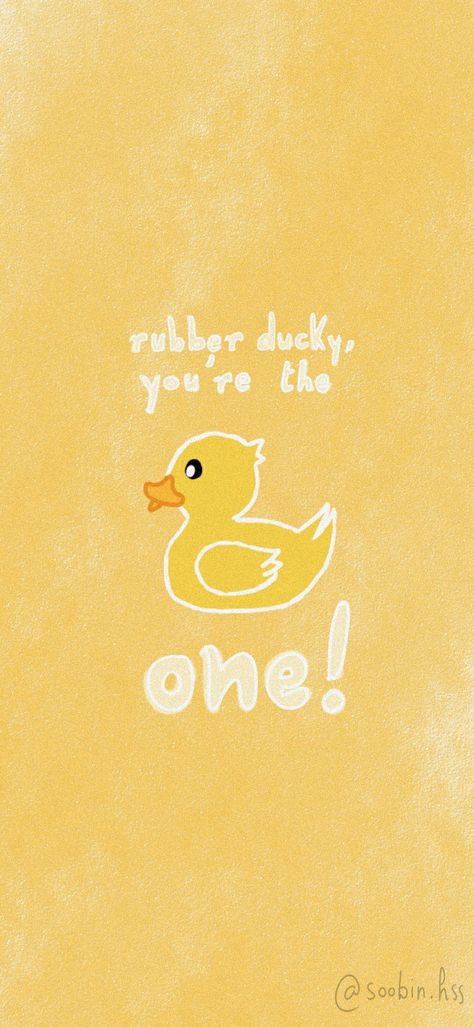 Rubber Ducky Your The One Chan, Rubber Ducky Wallpaper, Ducky Wallpapers, Kpop Phone Wallpaper, Wallpaper Stray Kids, Wallpaper Skz, Stray Kids Wallpaper, Duck Wallpaper, Skz Bangchan