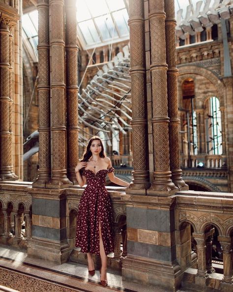 Natural History Museum Outfit, London Night Outfit, Museum Shoot, Jordan Rose, London Photoshoot, Natural History Museum London, Museum Outfit, London Night, Night At The Museum