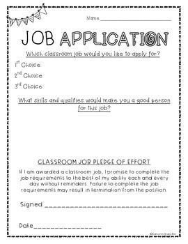 Classroom Job Application, Classroom Job, Classroom Economy, Teaching Classroom Management, Class Jobs, Responsive Classroom, Classroom Procedures, 5th Grade Classroom, 4th Grade Classroom