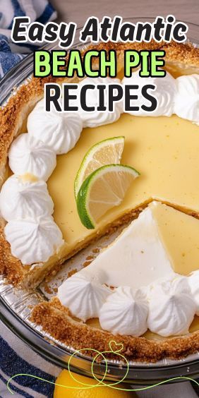 Easy Atlantic Beach Pie Beach Pie, Atlantic Beach Pie, Fruit Pie Recipe, Gluten Free Clean Eating, Peach Pound Cakes, Dinner Delicious, Clean Eating Desserts, Light Salad, Stay Forever