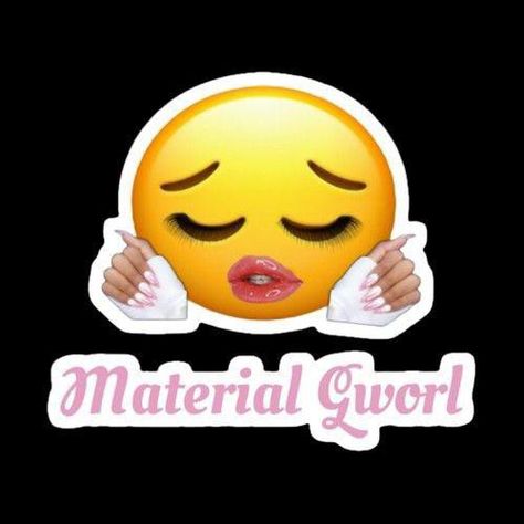 For The Group Chat, Material Gworl Aesthetic, Slay Queen Reaction Pic, Material Gworl Pfp, Material Gurl Pfp Funny, Family Group Chat Profile Pictures Aesthetic, Meme Emojis No Background, Slay Queen Wallpaper, Group Chat Cover Photo