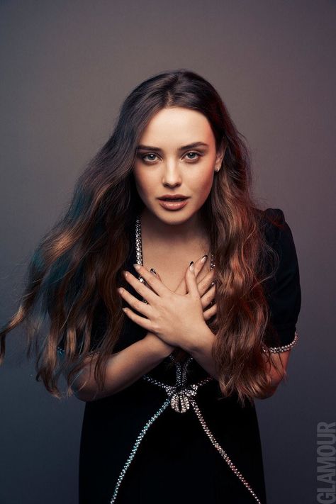 Katrin Langford, Katherine Langford, Katie Mcgrath, Dark Brown Hair Color, Model Aesthetic, Hollywood Celebrities, Girl Body, Favorite Celebrities