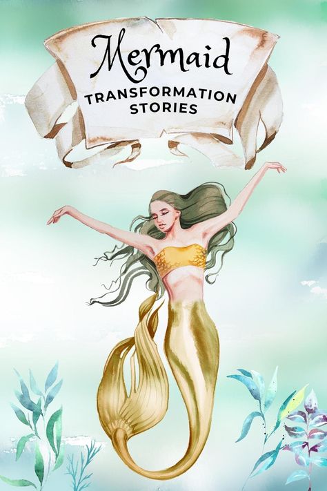 Four mermaid transformation stories that will take you to the depths of the ocean and beyond! #UniquelyMermaid Mermaid Transformation, Mermaid Romance, Mermaid Stories, Mermaid Fairy, Mermaid Pictures, Seahorses, Bedtime Stories, Stories For Kids, In A Heartbeat