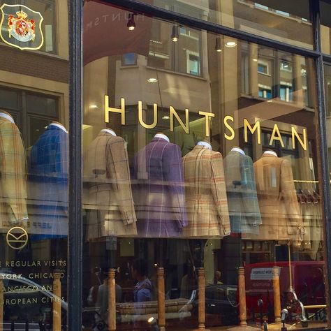 Savile Row's best tailors: Huntsman | 11 Savile Row | British GQ Dapper Dress, Shop Architecture, Kingsman The Secret Service, Saville Row, Suit Guide, House Silhouette, Suit Stores, Gentlemen's Club, Hardy Amies