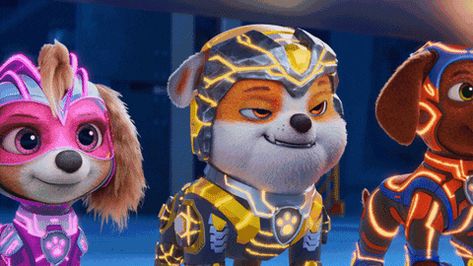 Paw Patrol The Mighty Movie, Paw Patrol Movie, The Mighty, Paw Patrol, Best Friends, Gif