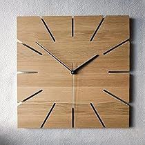 Wood Clock Design, Natural Wood Decor, Clock Design Ideas, Minimalist Clocks, Rustic Wall Clocks, Wall Clock Wooden, Into The Wood, Diy Clock Wall, Lucky Luke