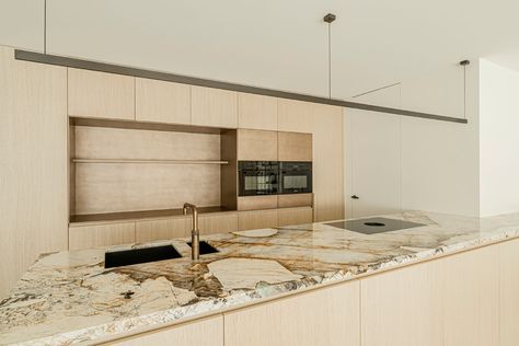 Marble kitchen counter