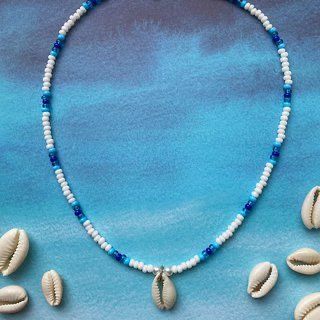 Beaded Necklace Aesthetic, Aesthetic Beaded Necklace, Colour Sheet, قلادات متدلية, Beaded Shell, Design Slide, Diy Beaded Rings, Jewelry For Kids, Beachy Jewelry