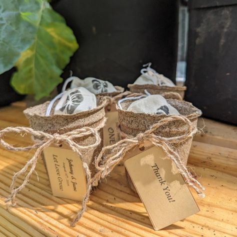 Do you have an event coming up? Flower seed party favors are the perfect way to thank your guests for coming 🌿 heirloom seeds in a biodegradable pot, with customizable tags. Great for birthdays, showers, and more! #boutique #gardeninggifts #gardencenter #shopsmall #shoplocal #giftideas #partyfavors Seed Party Favors, Garden Boutique, Cottagecore Wedding, Heirloom Seeds, City Center, Flower Seeds, Garden Center, Small Shop, Biodegradable Products